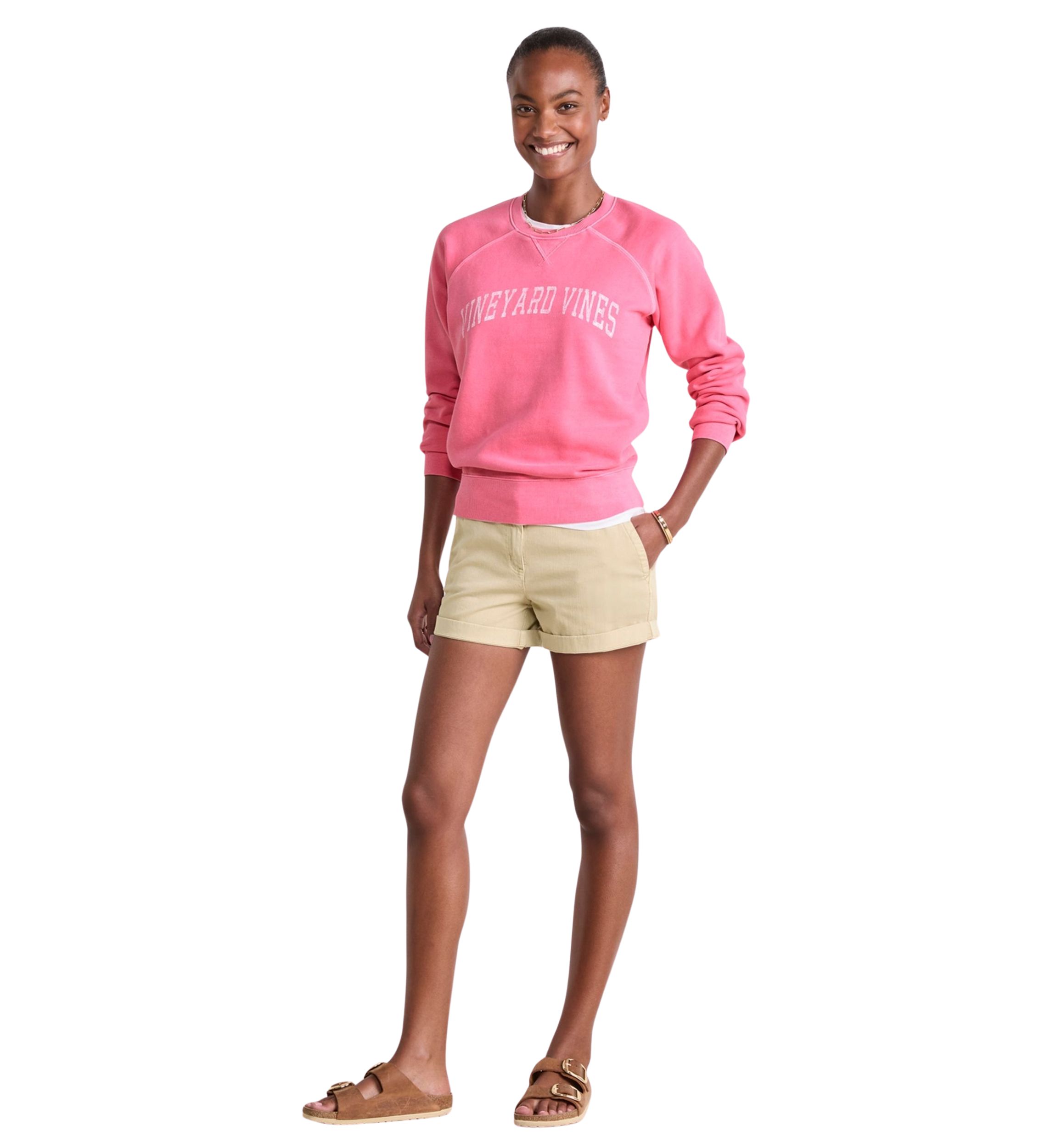 Womens Graphic Crew Neck Pullover