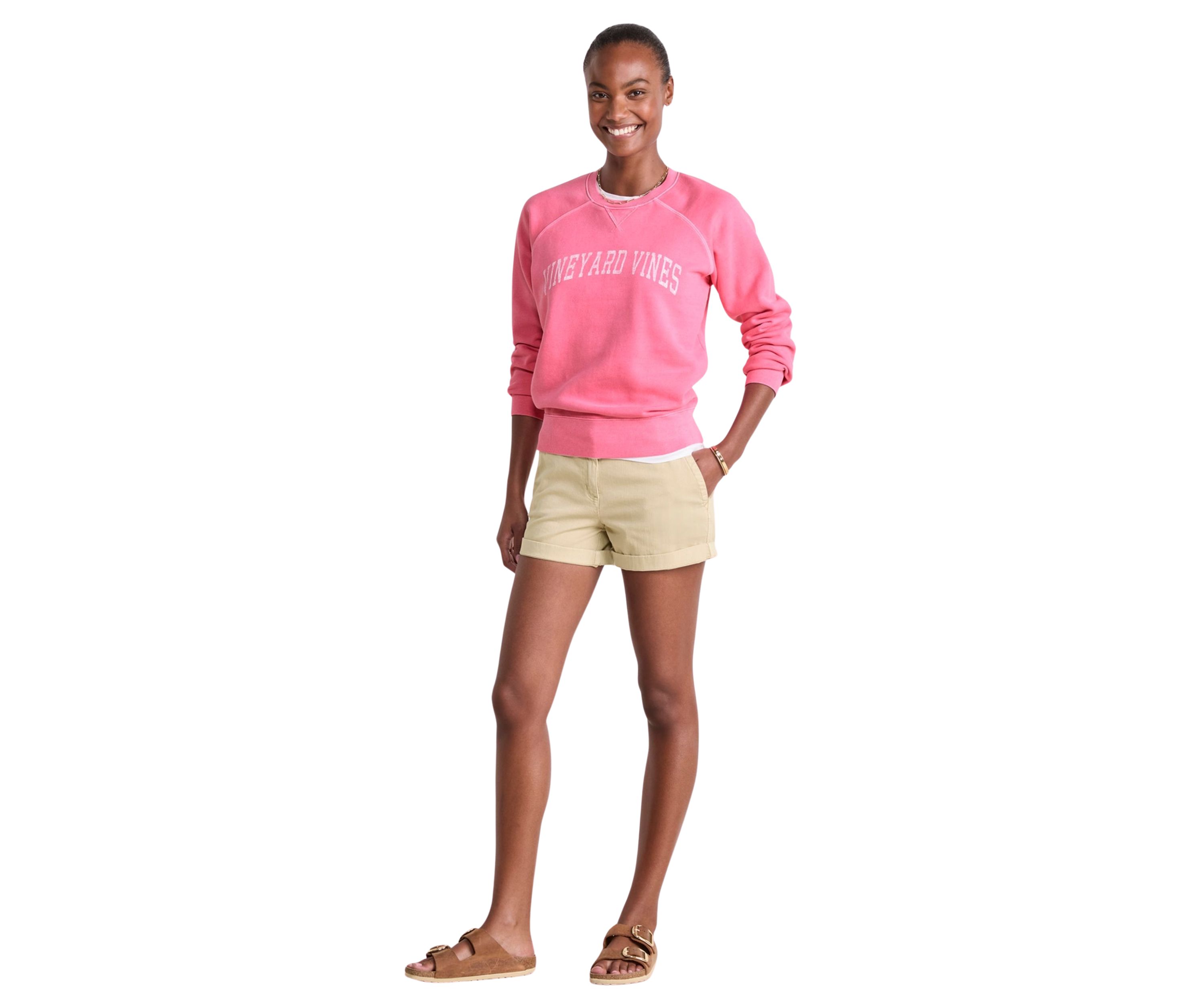 Womens Graphic Crew Neck Pullover