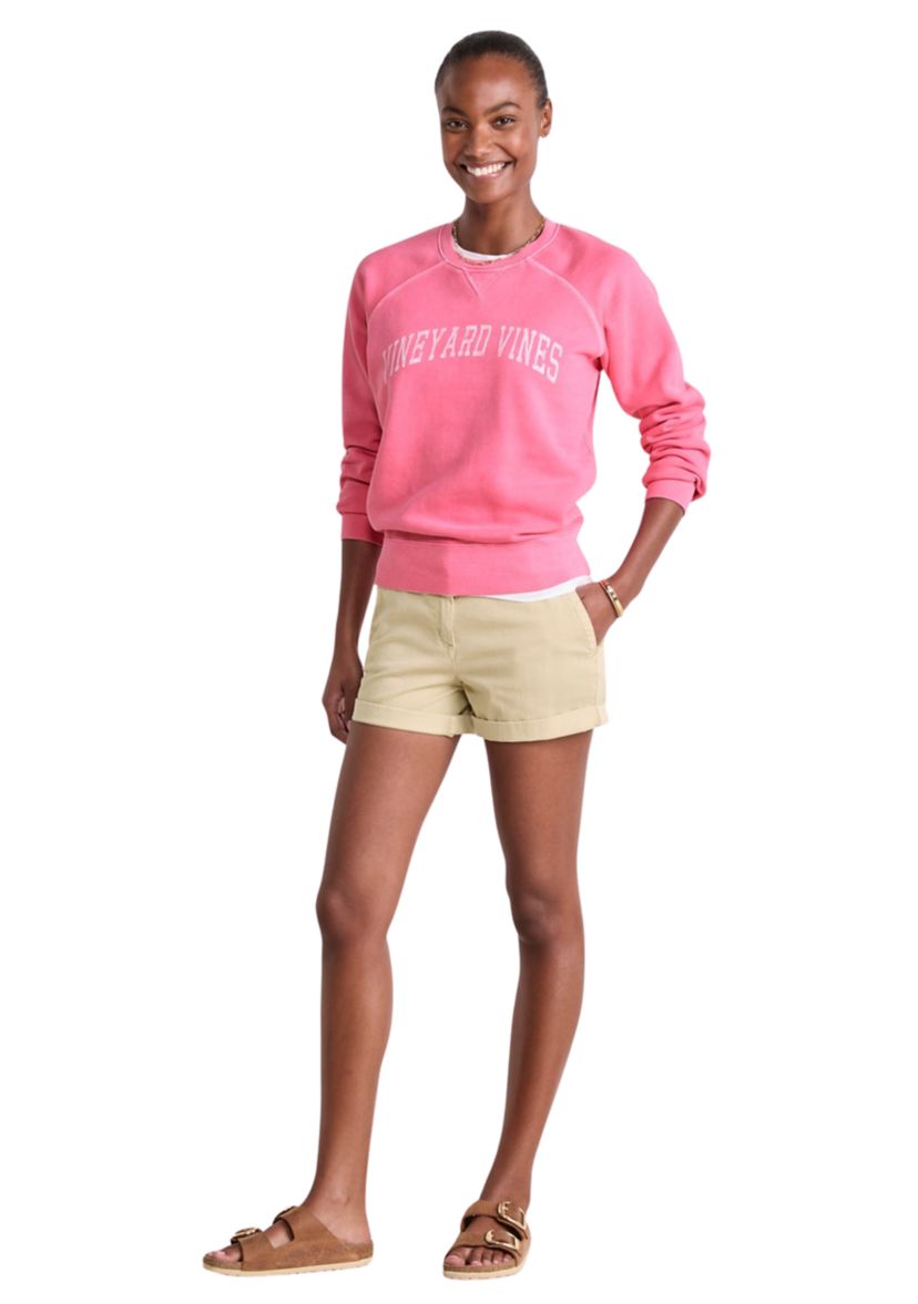 Womens Graphic Crew Neck Pullover