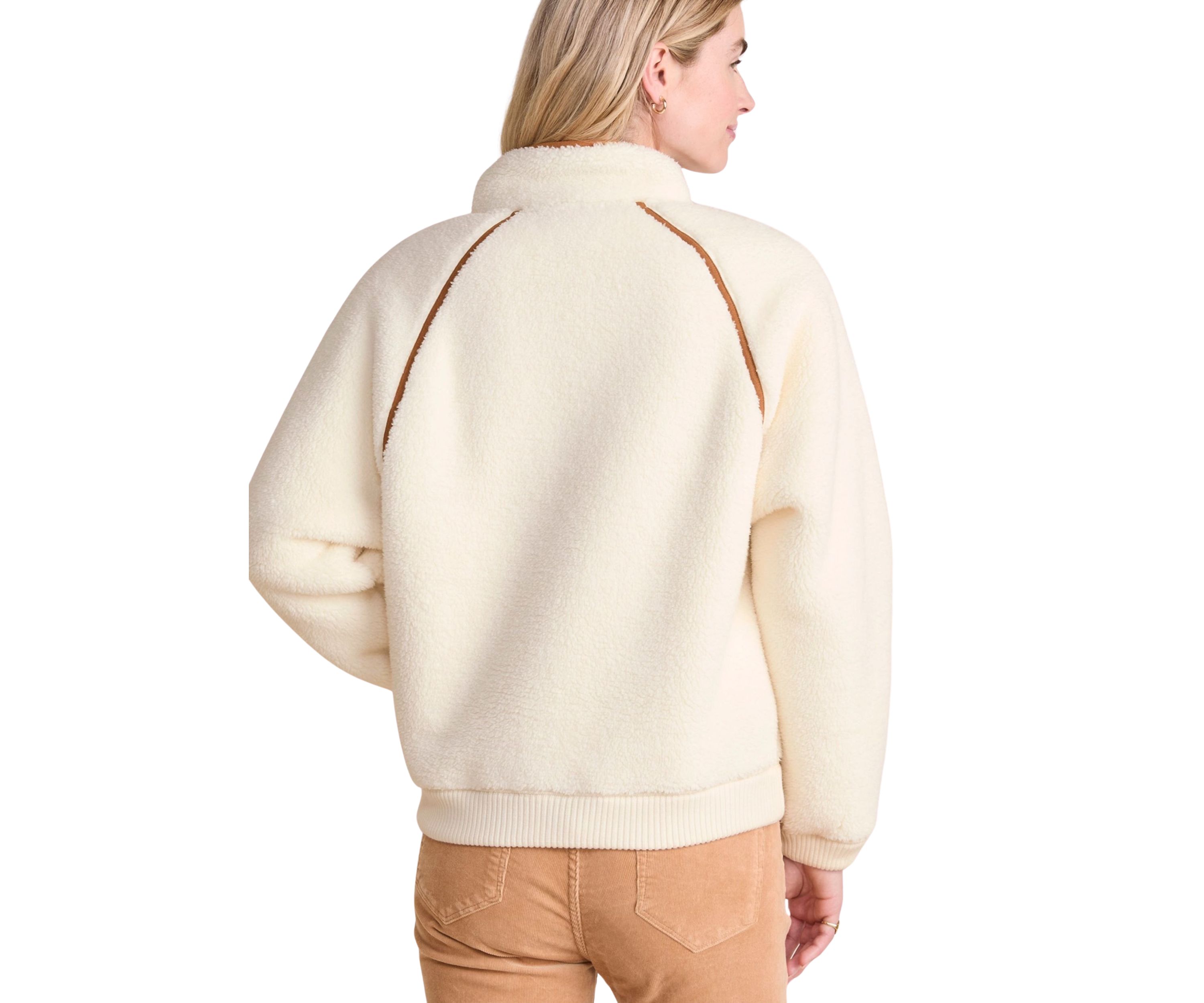 Womens Teddy Zip Coat 