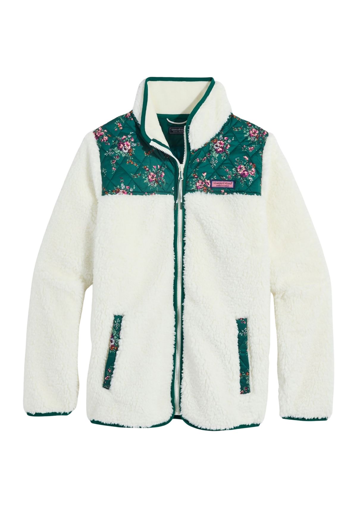 Womens Printed Sherpa Jacket