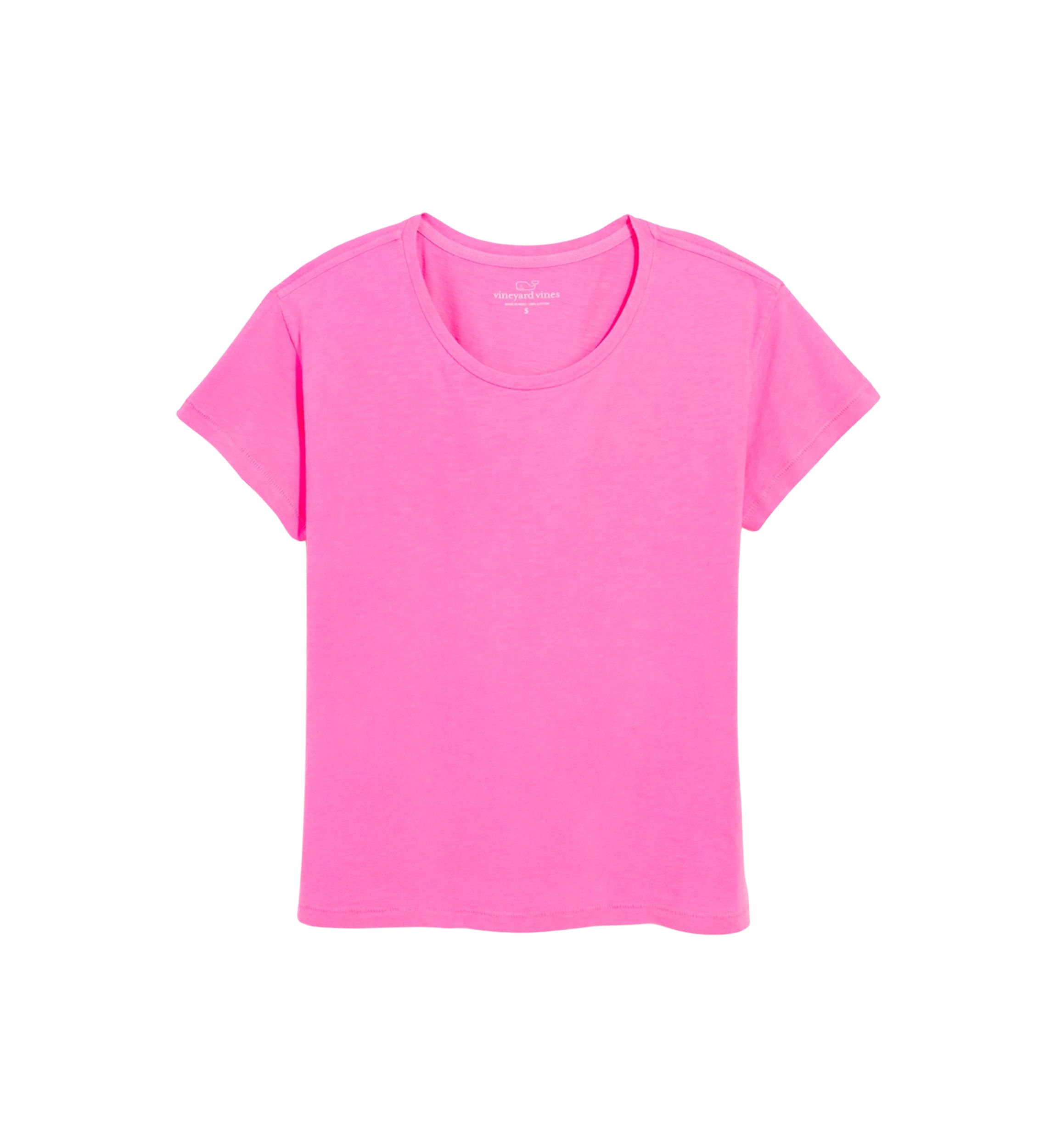 Womens Short Sleeve Slub Jersey Oversized T-Shirt