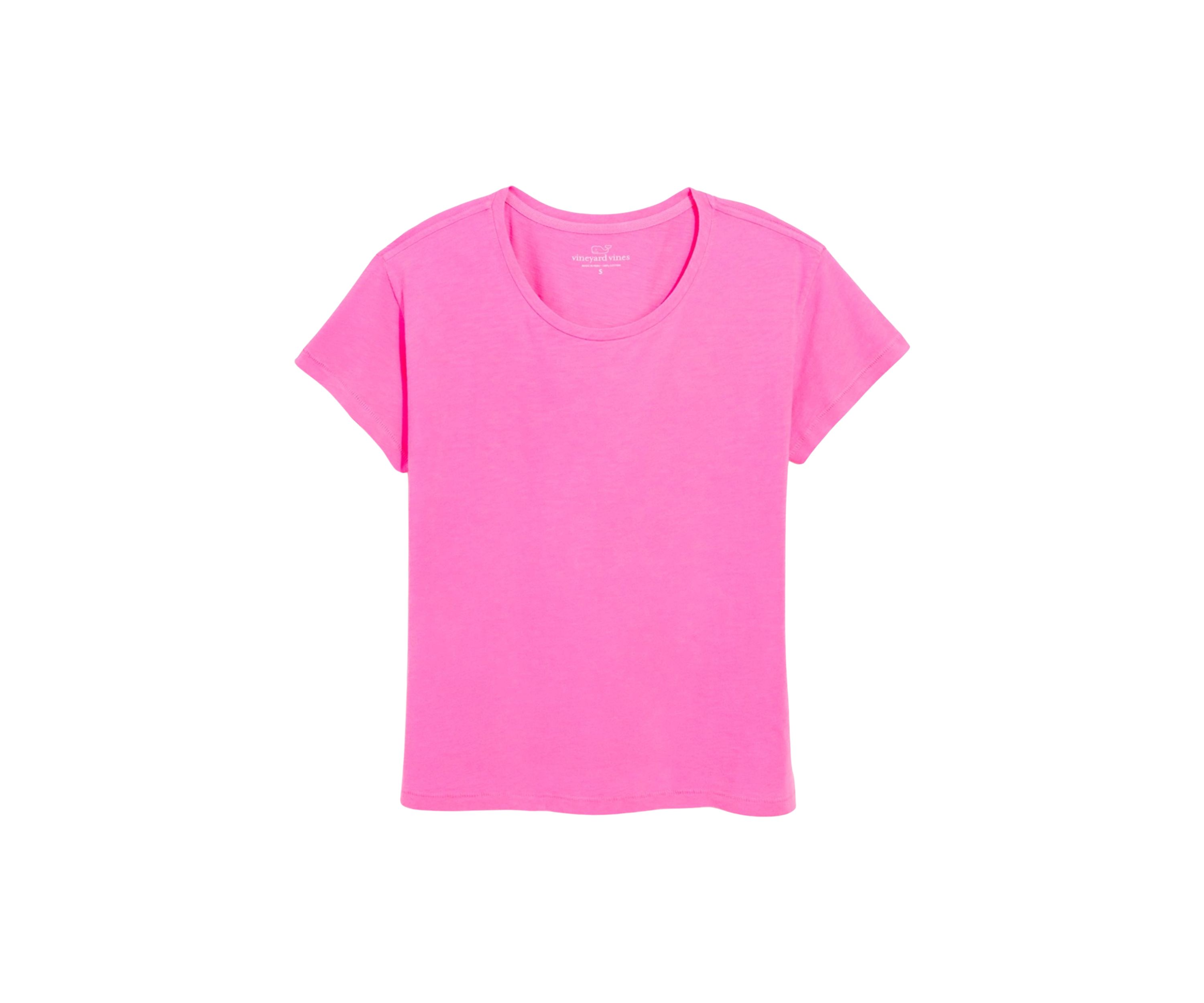 Womens Short Sleeve Slub Jersey Oversized T-Shirt