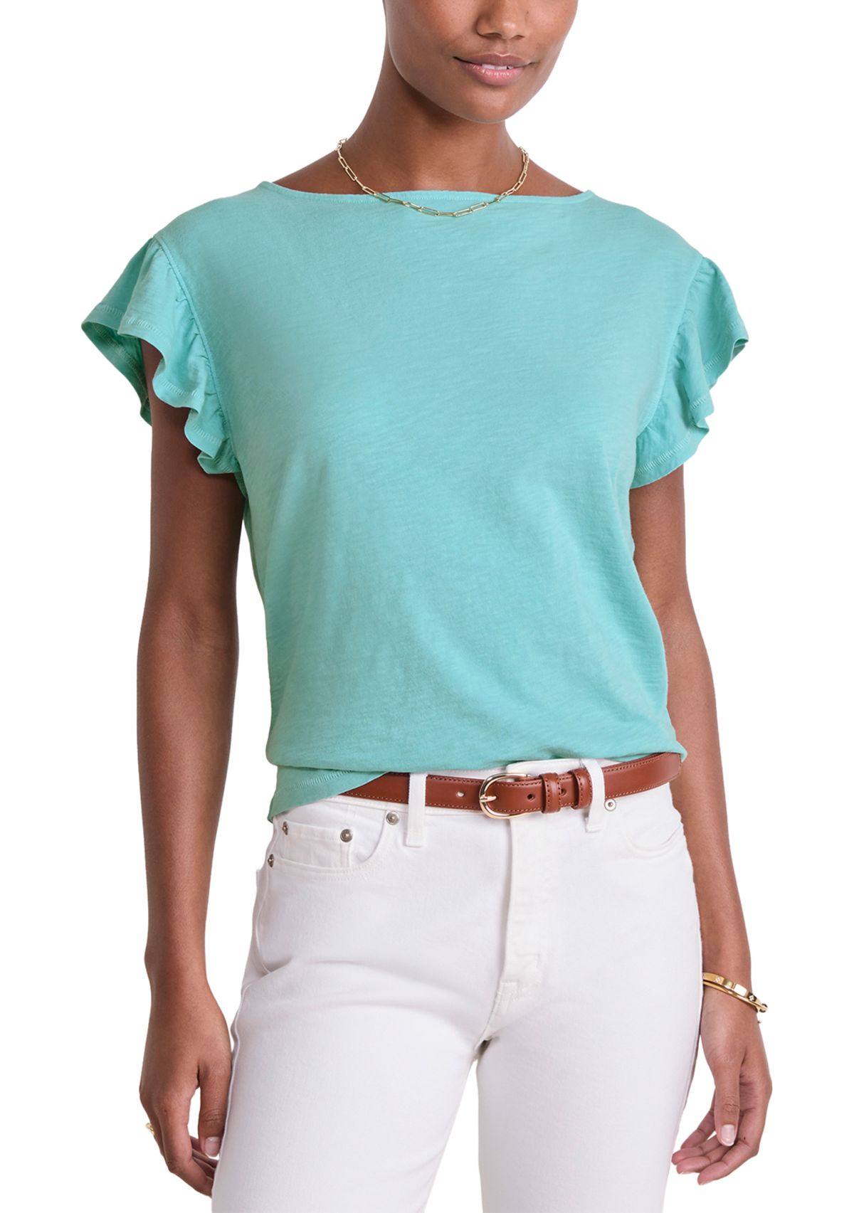 Womens Flutter Sleeve T-Shirt