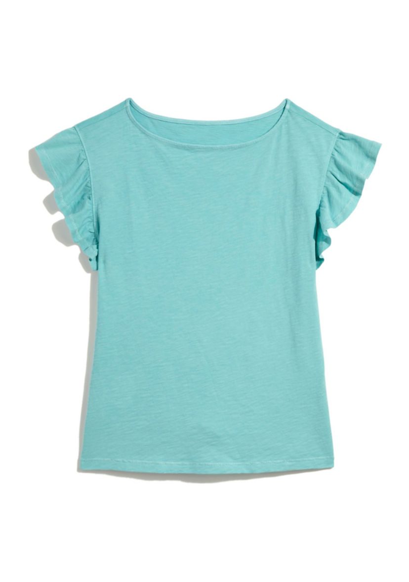 Womens Flutter Sleeve T-Shirt