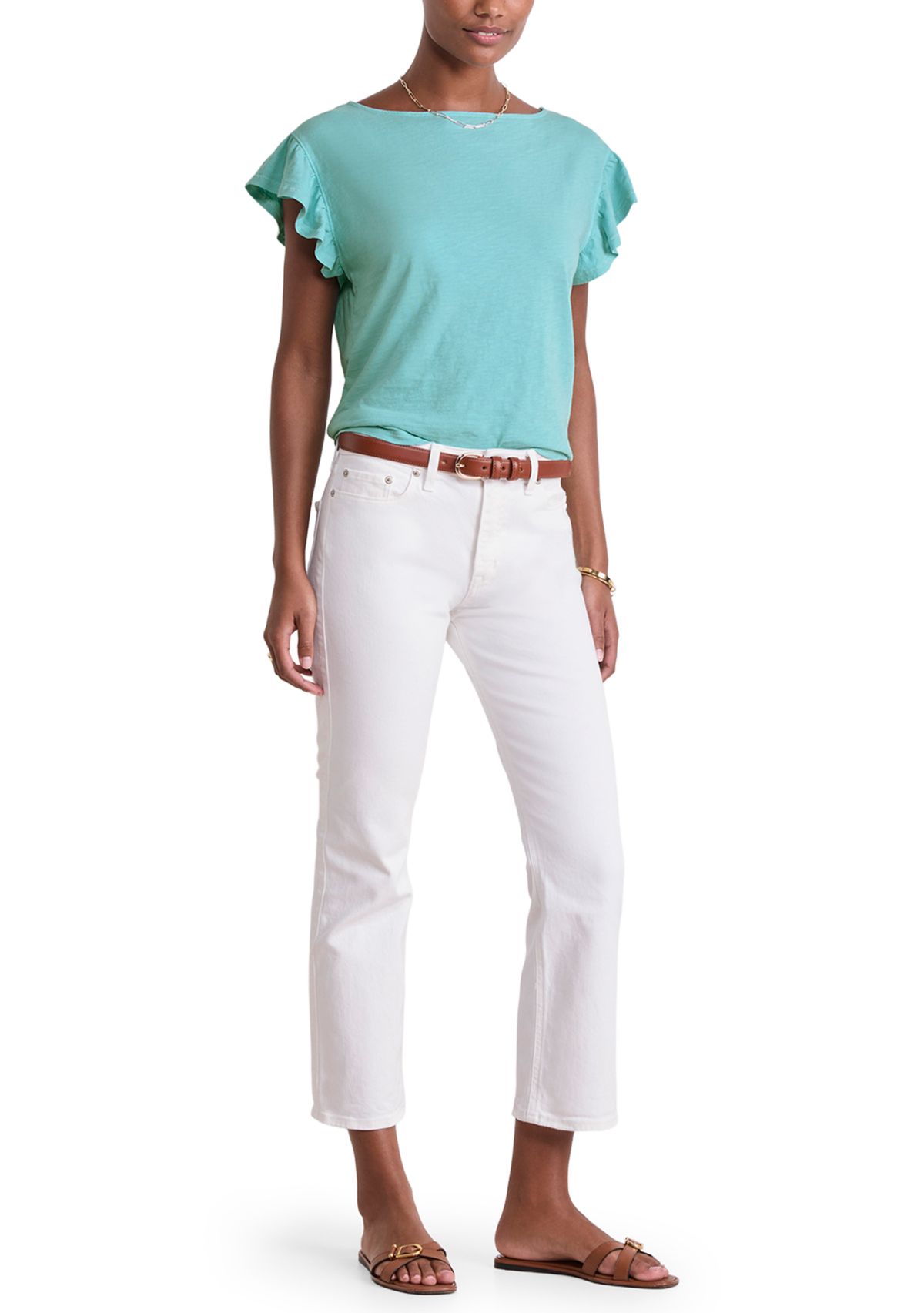 Womens Flutter Sleeve T-Shirt