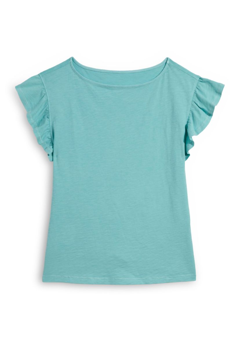 Womens Flutter Sleeve T-Shirt