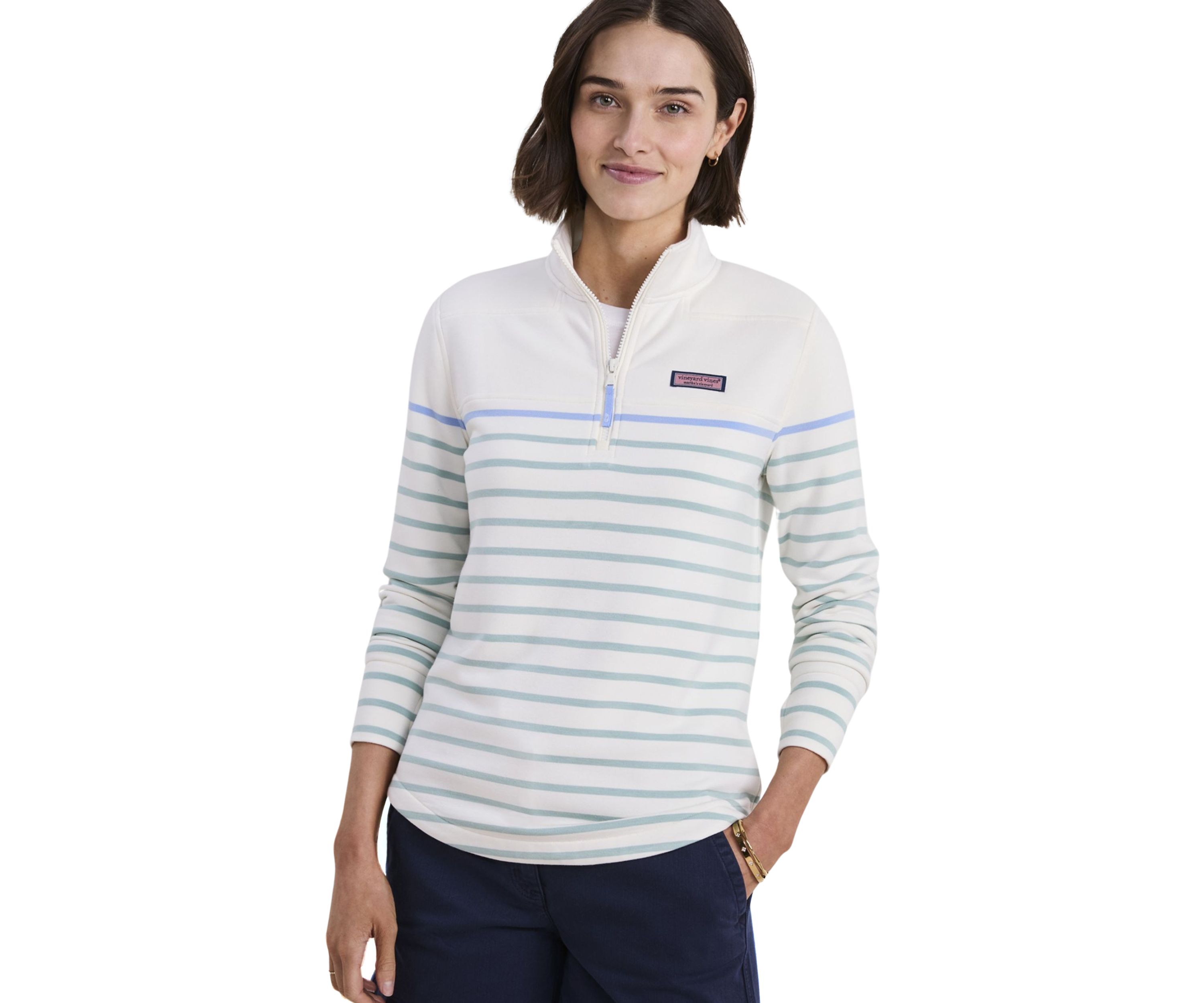 Womens Dreamcloth Stripe Shep Shirt