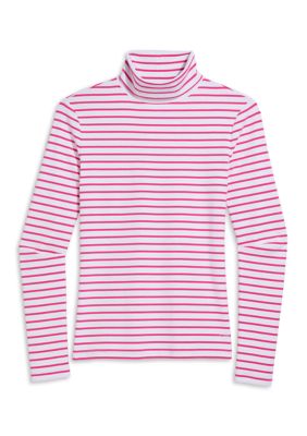 Vineyard Vines Women's Ribbed Turtleneck Top
