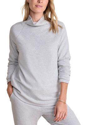 Vineyard Vines Women's Long Sleeve Funnel Neck Sweater, XS
