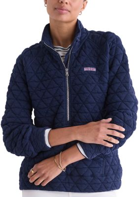 Vineyard Vines Women's Quilted Sherpa 1/2 Zip Pullover