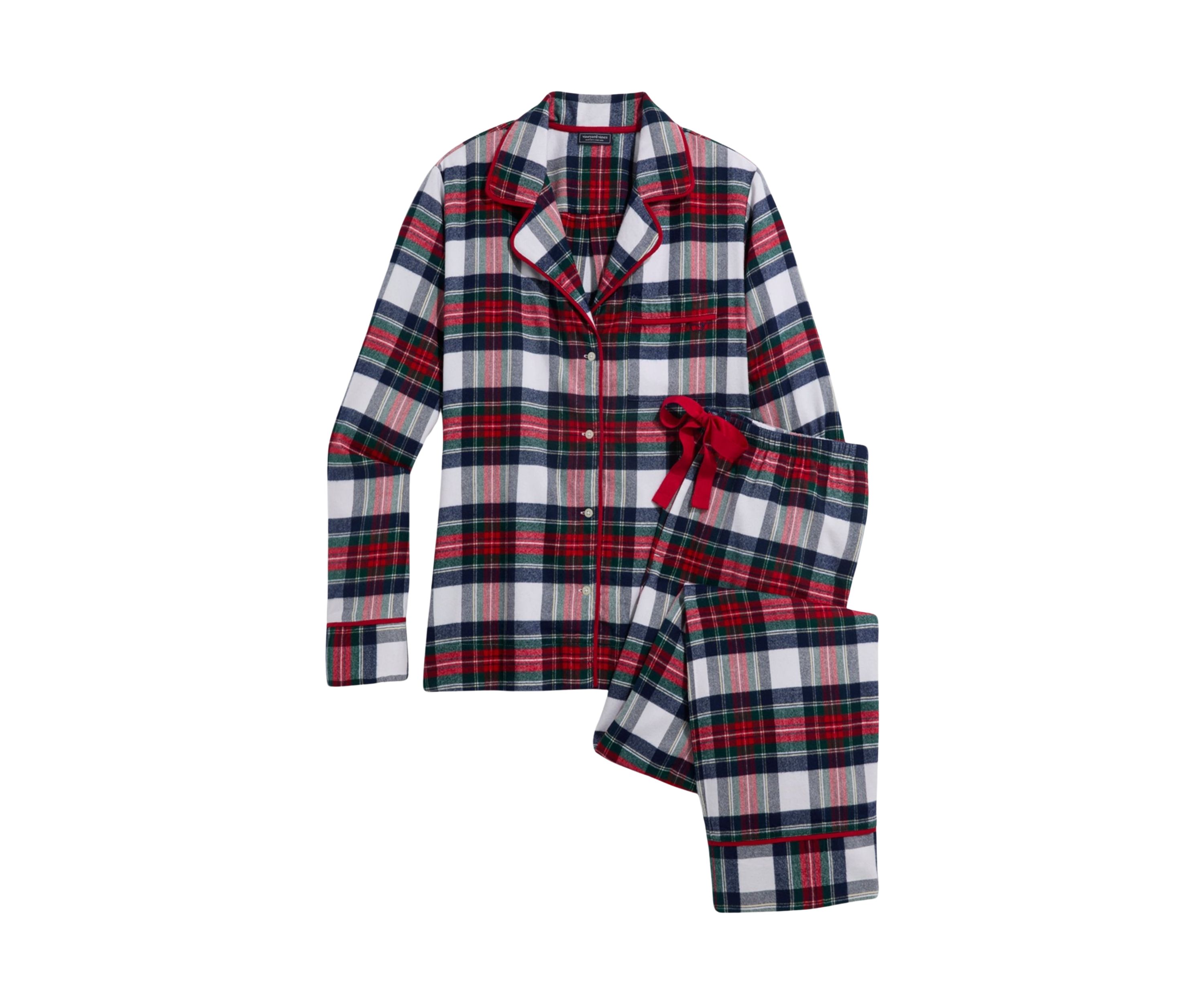 Holiday Flannel Printed Pajama Set