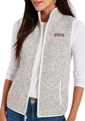 Vineyard vines fleece vest on sale womens