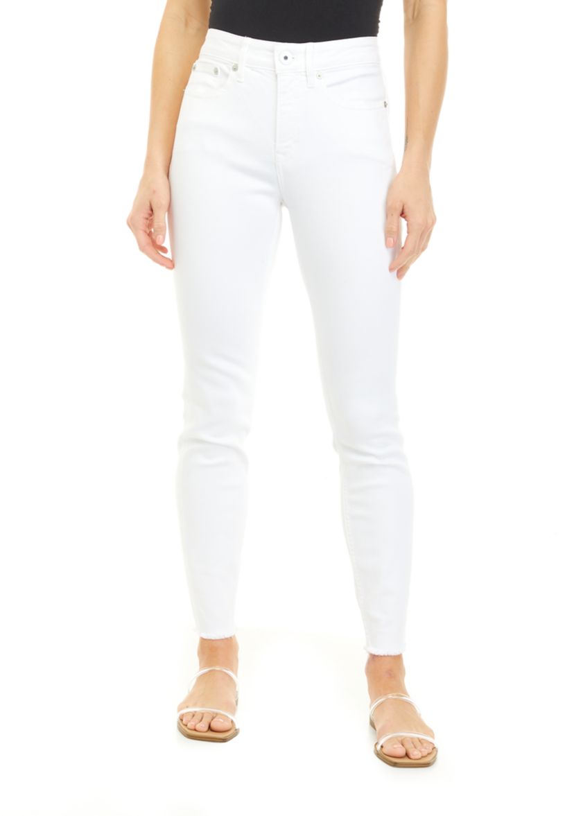 Jamie High Rise White Jeans