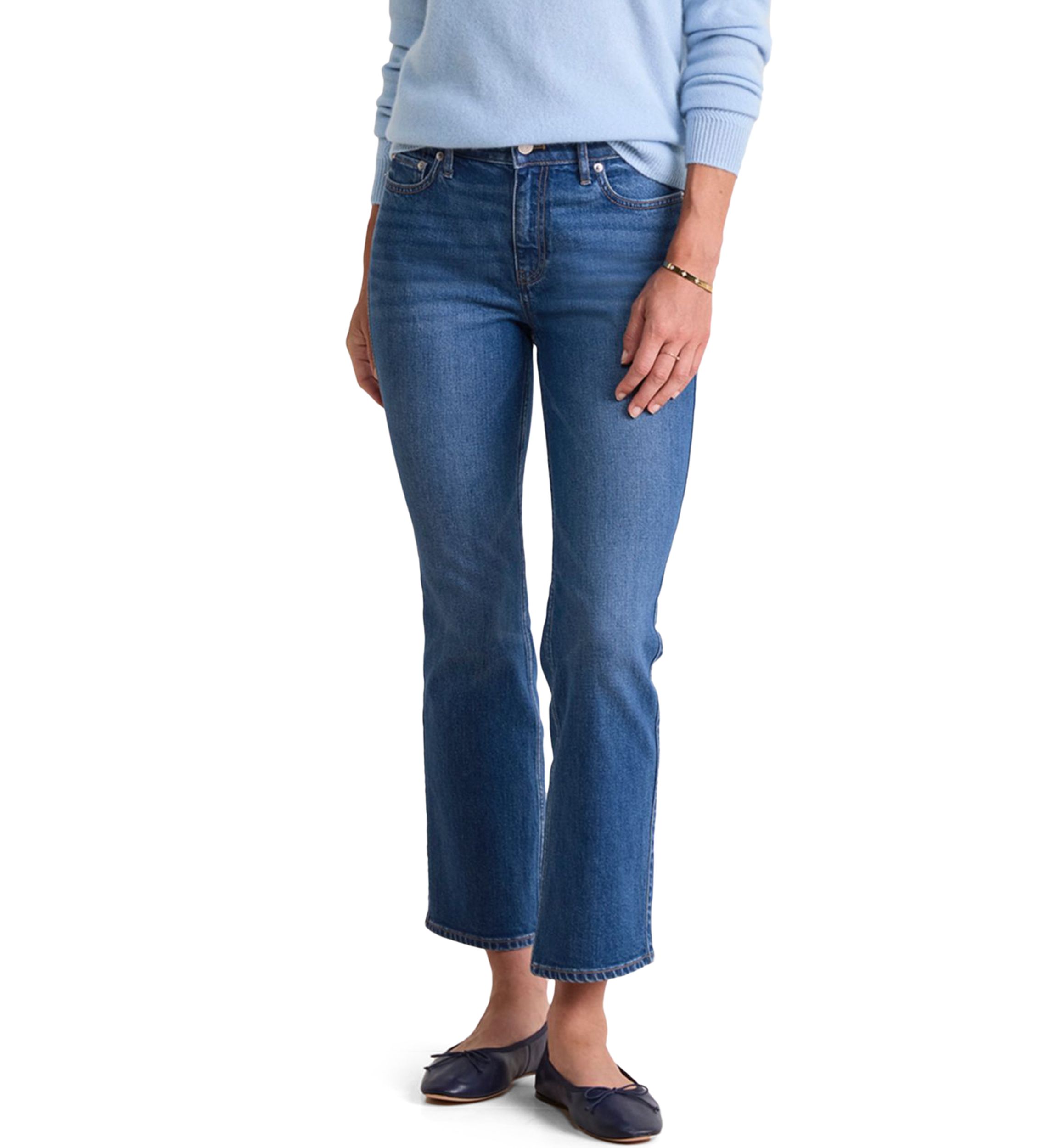Womens Kick Flare Denim