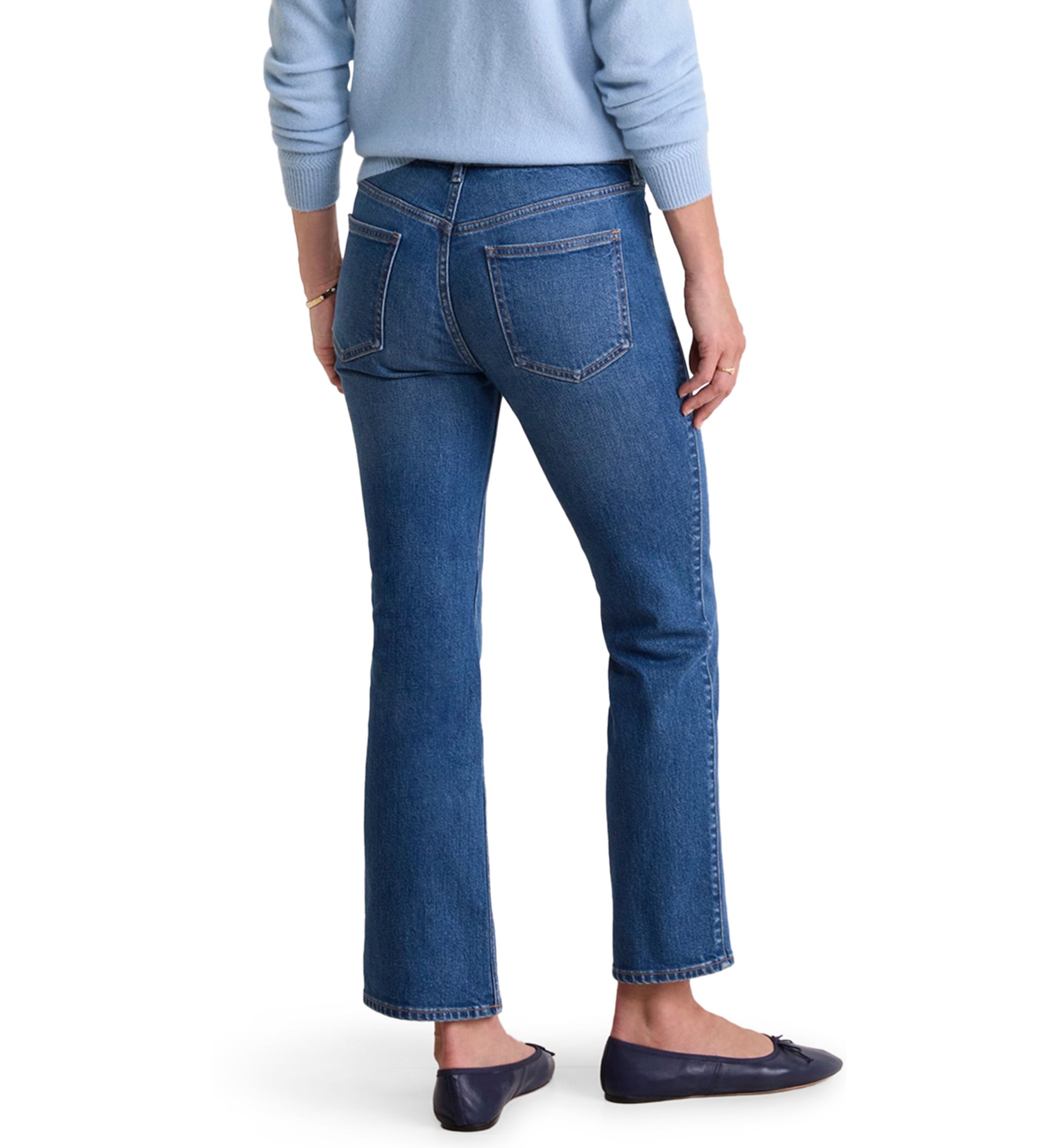 Womens Kick Flare Denim