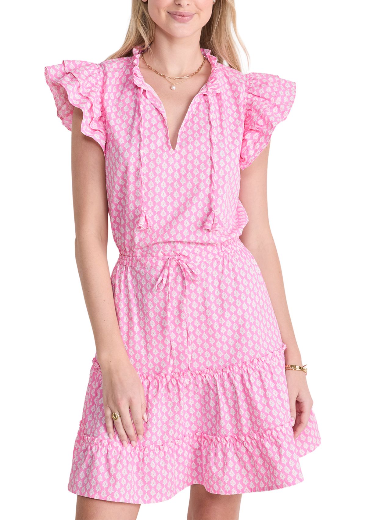 Womens Harbor Smocked Waist Dress