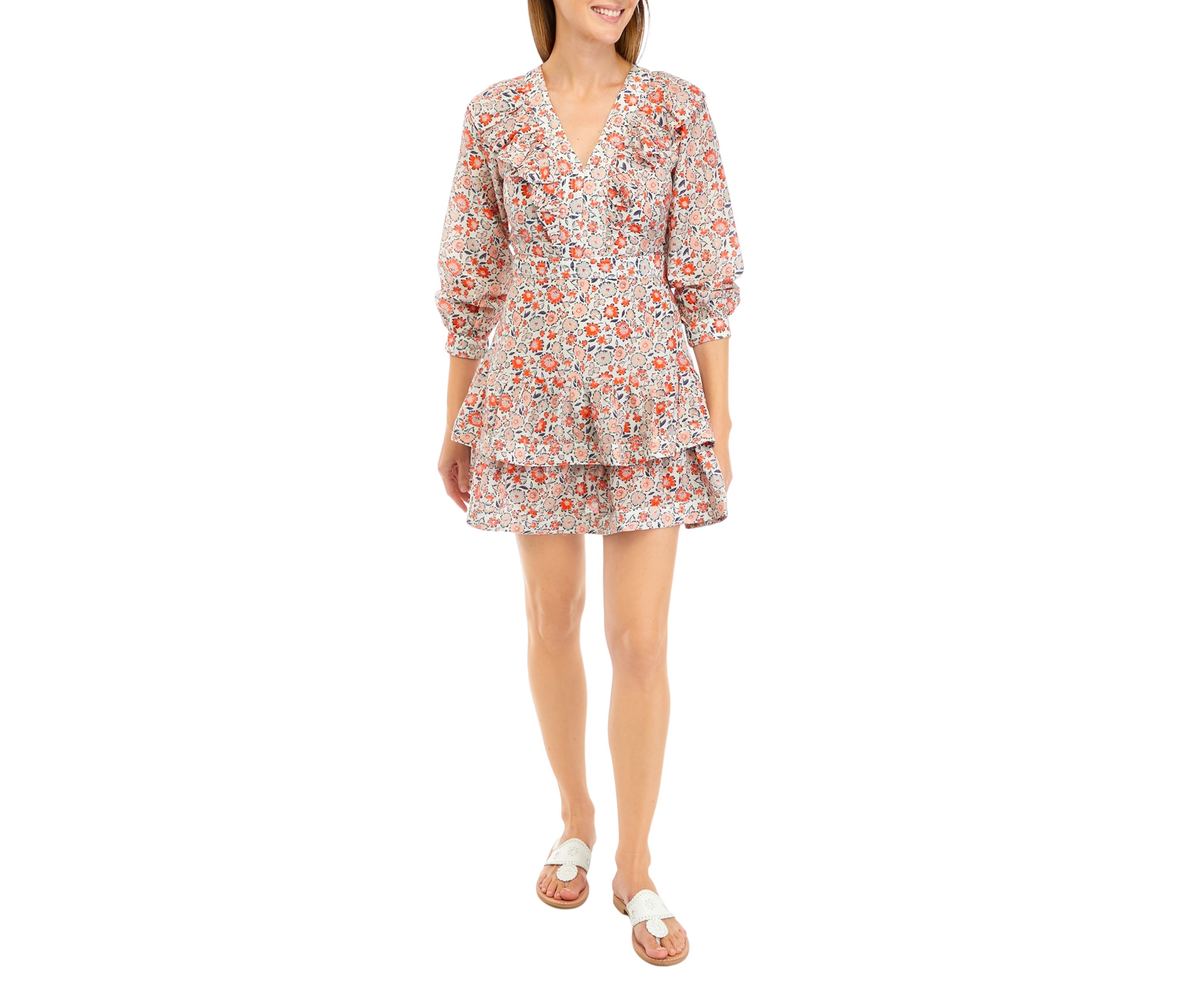 Womens Ivy Ruffle Dress