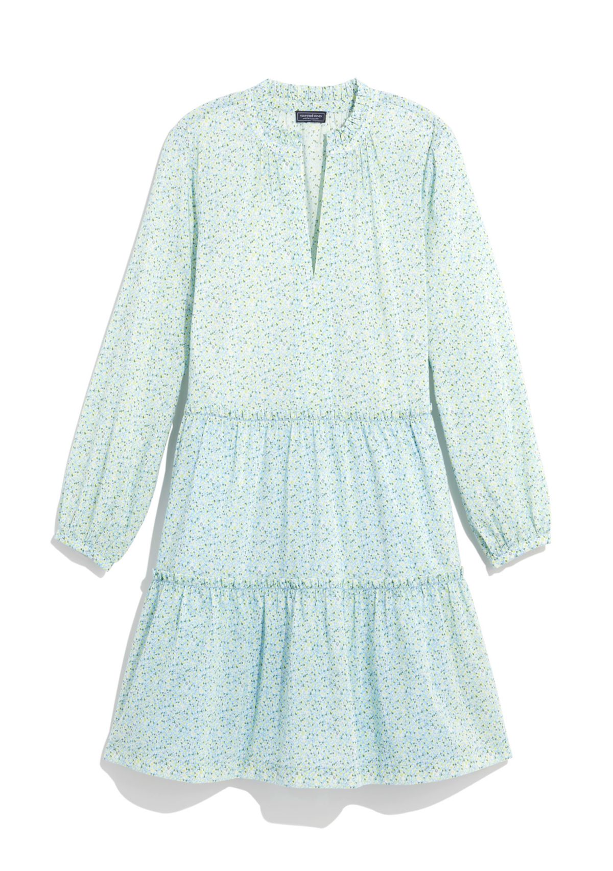 Womens Floral Tiered Dress