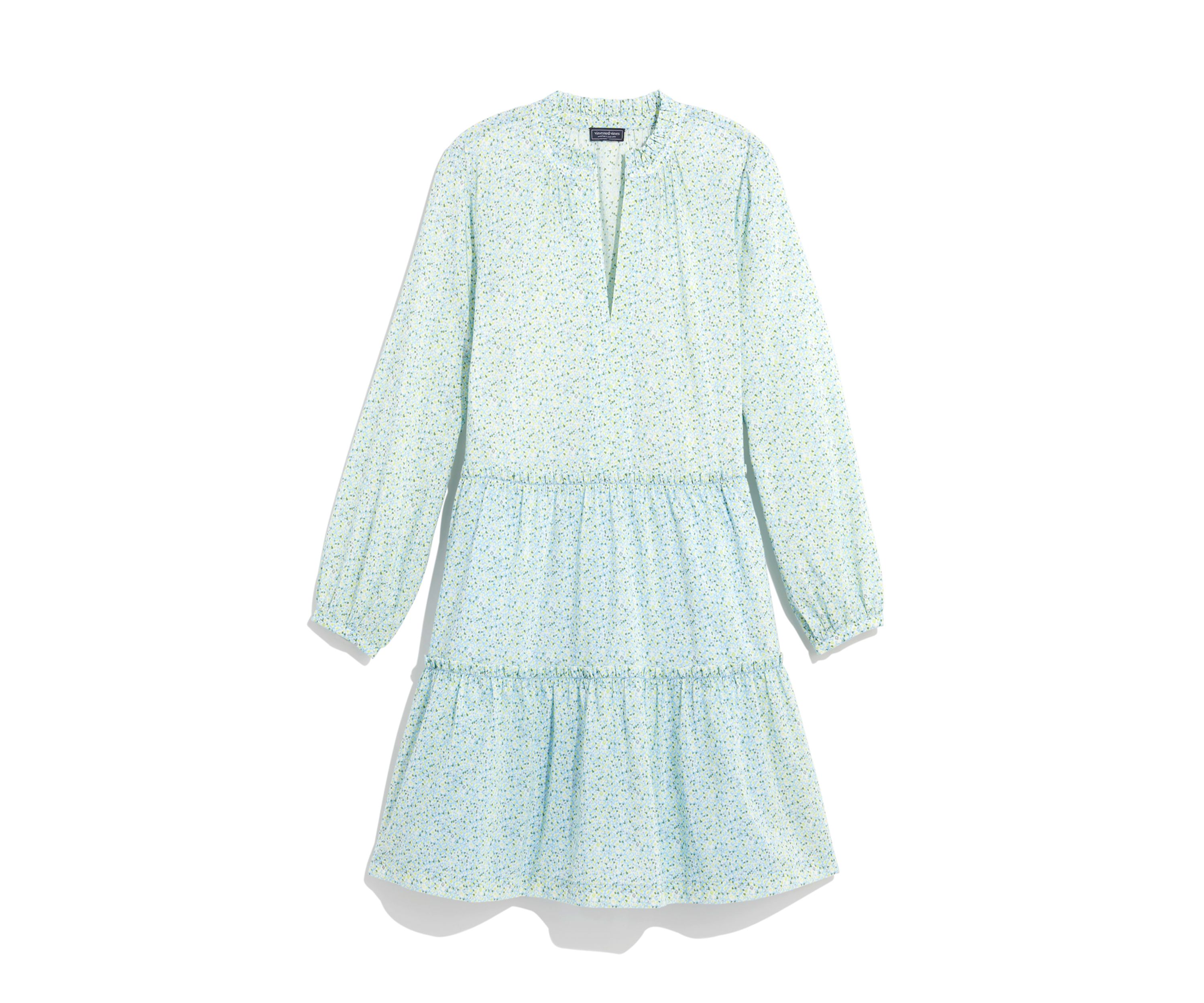 Womens Floral Tiered Dress