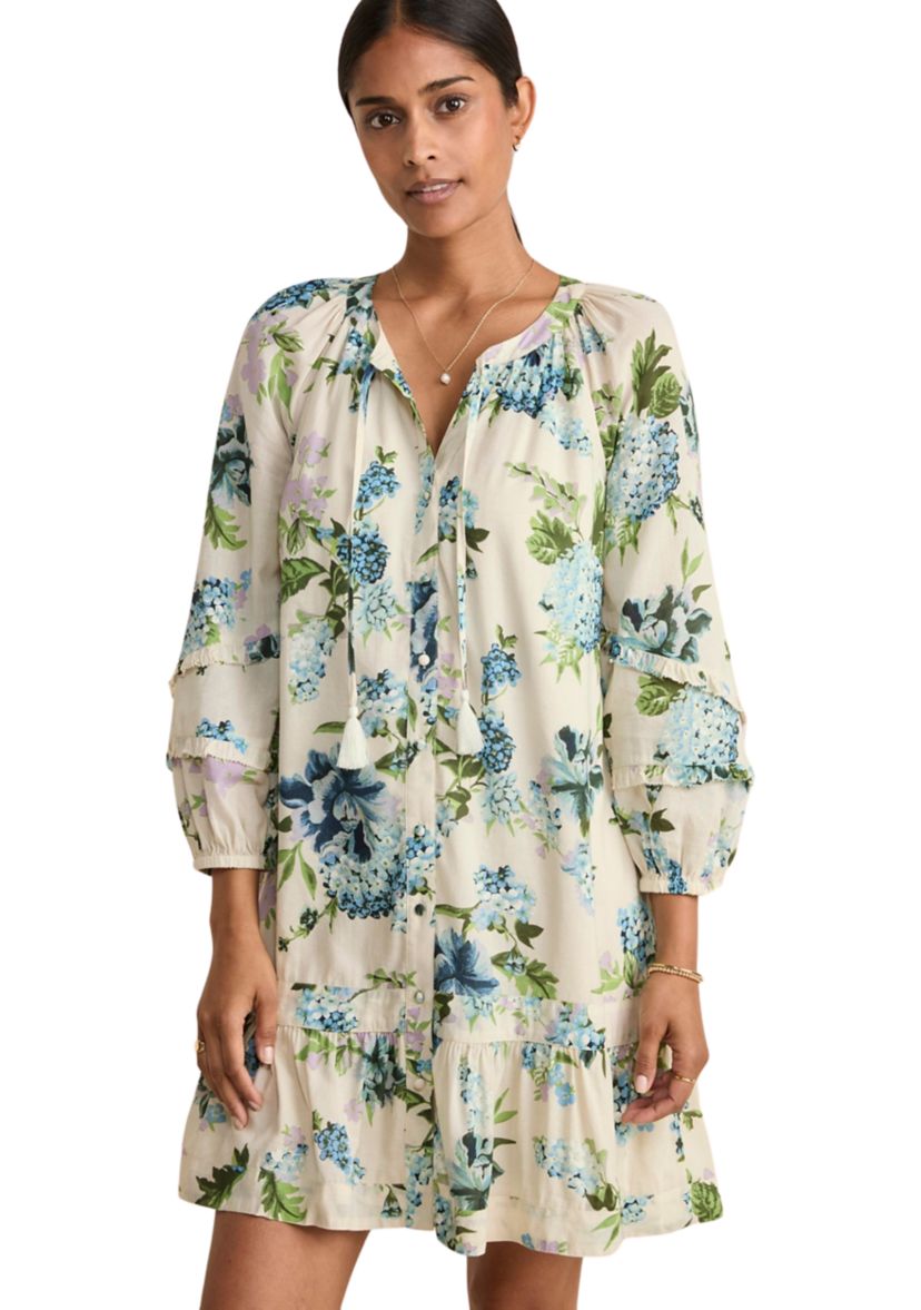 Womens  Ruffle Tunic Dress