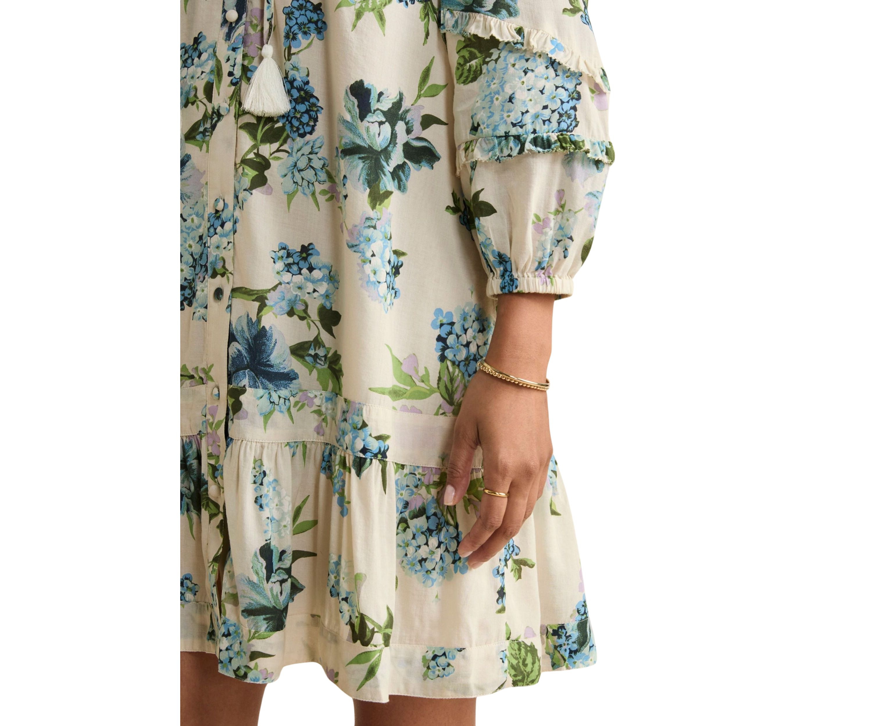 Womens  Ruffle Tunic Dress