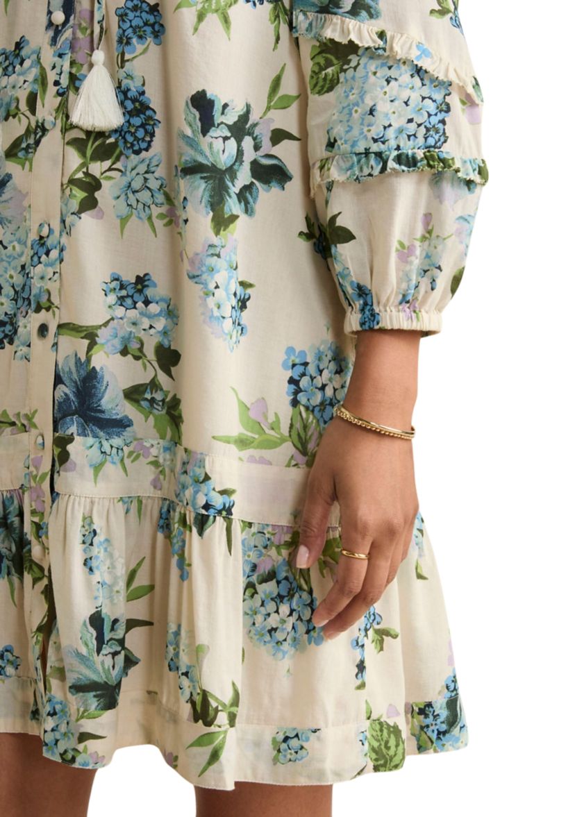Womens  Ruffle Tunic Dress