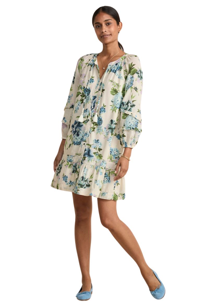 Womens  Ruffle Tunic Dress