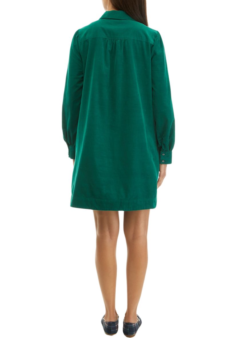 Womens Corduroy Popover Dress