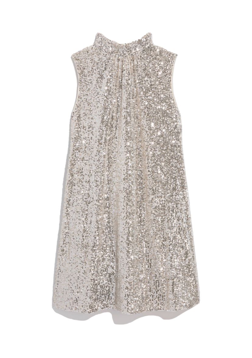Womens Sequin Swing Dress