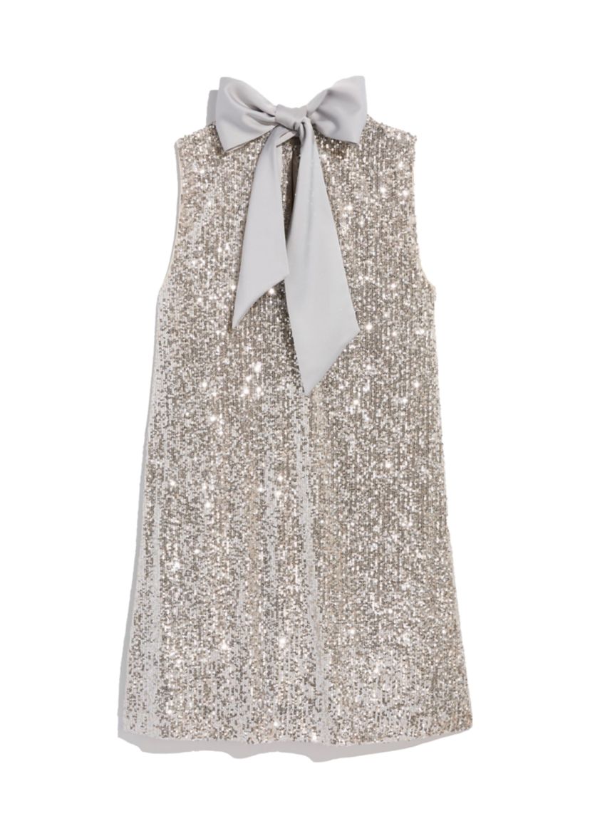 Womens Sequin Swing Dress