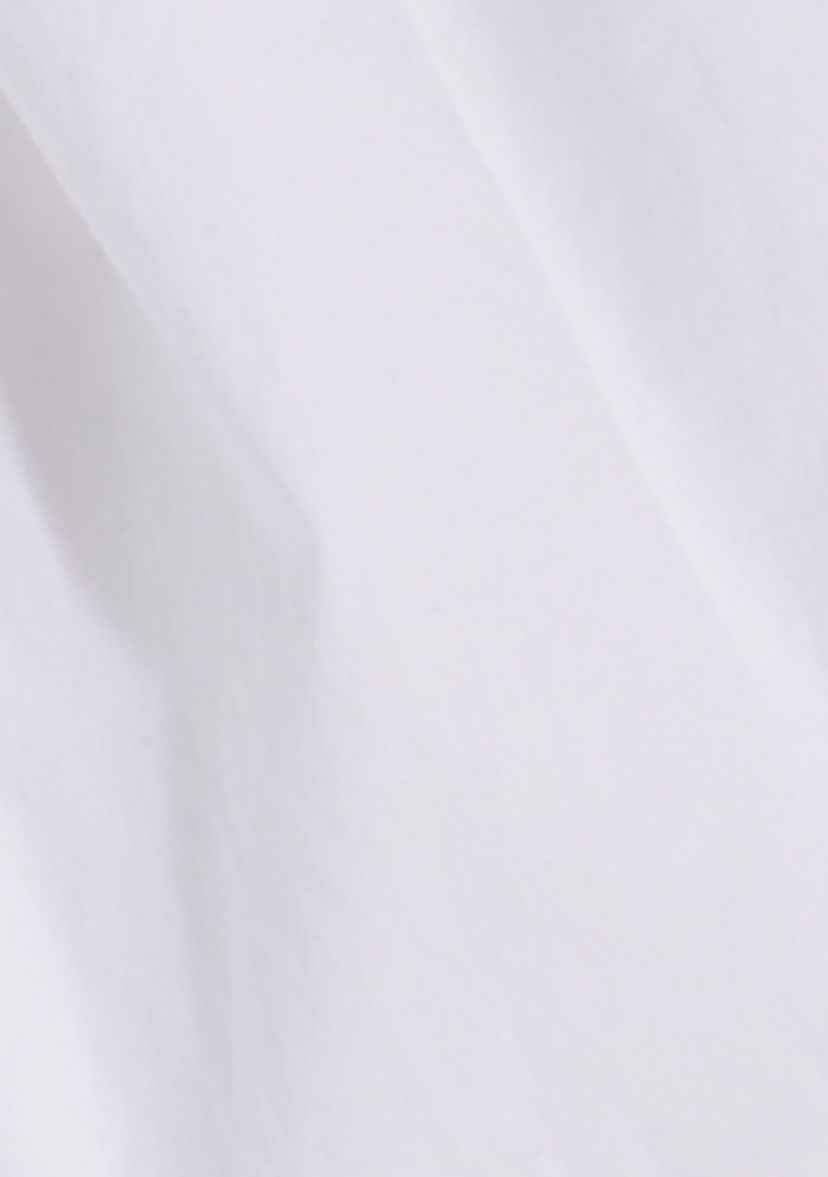 Womens Poplin Puff Sleeve Shift Dress