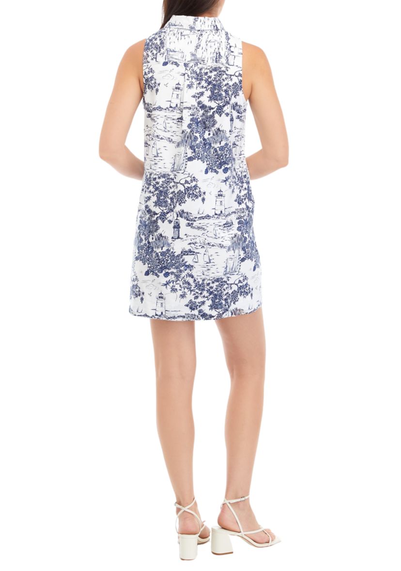 Womens Poplin Popover Dress