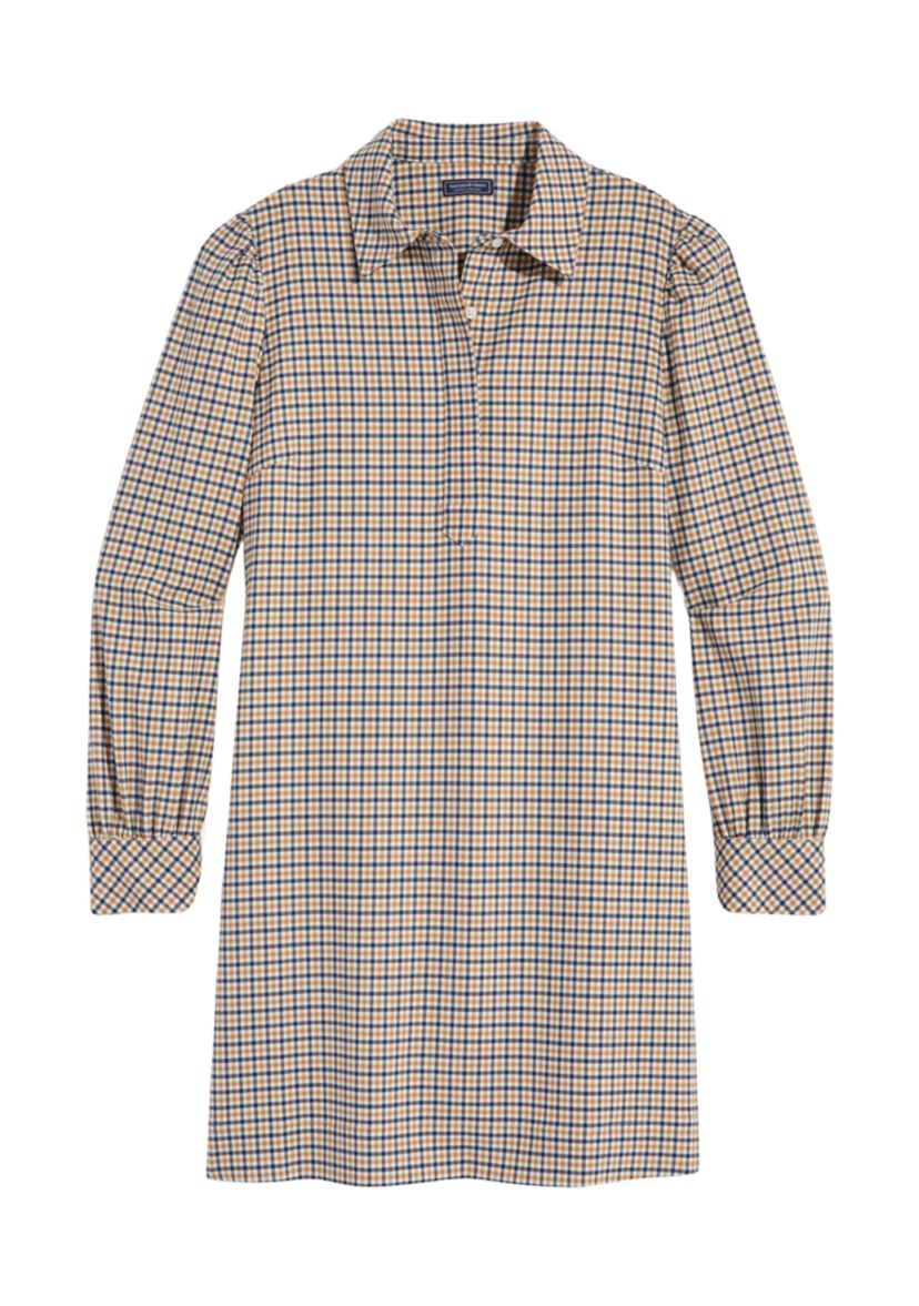 Womens Poplin Popover Dress
