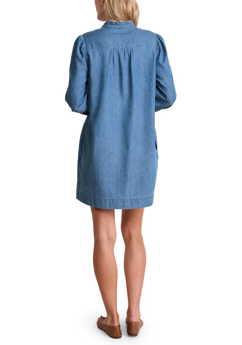 Vineyard Vines Popover Dress - Morning Mist - S