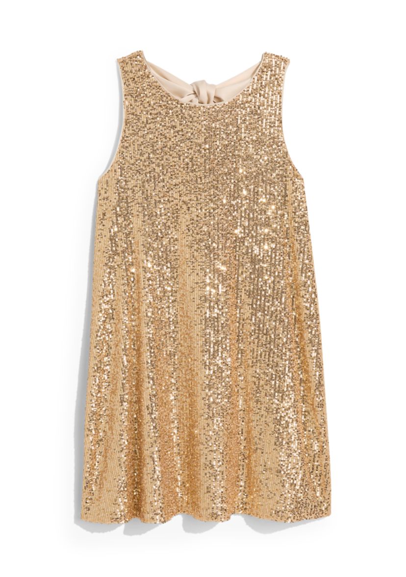 Womens Sequin Swing Dress
