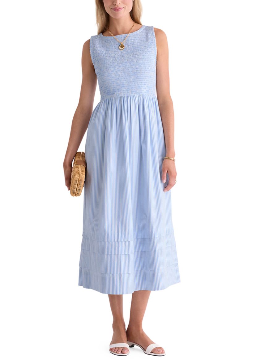 Vineyard Vines Ellen Maxi Dress Jake Blue/White / L