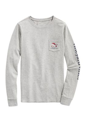 Santa Whale Pocket Tee by Vineyard Vines