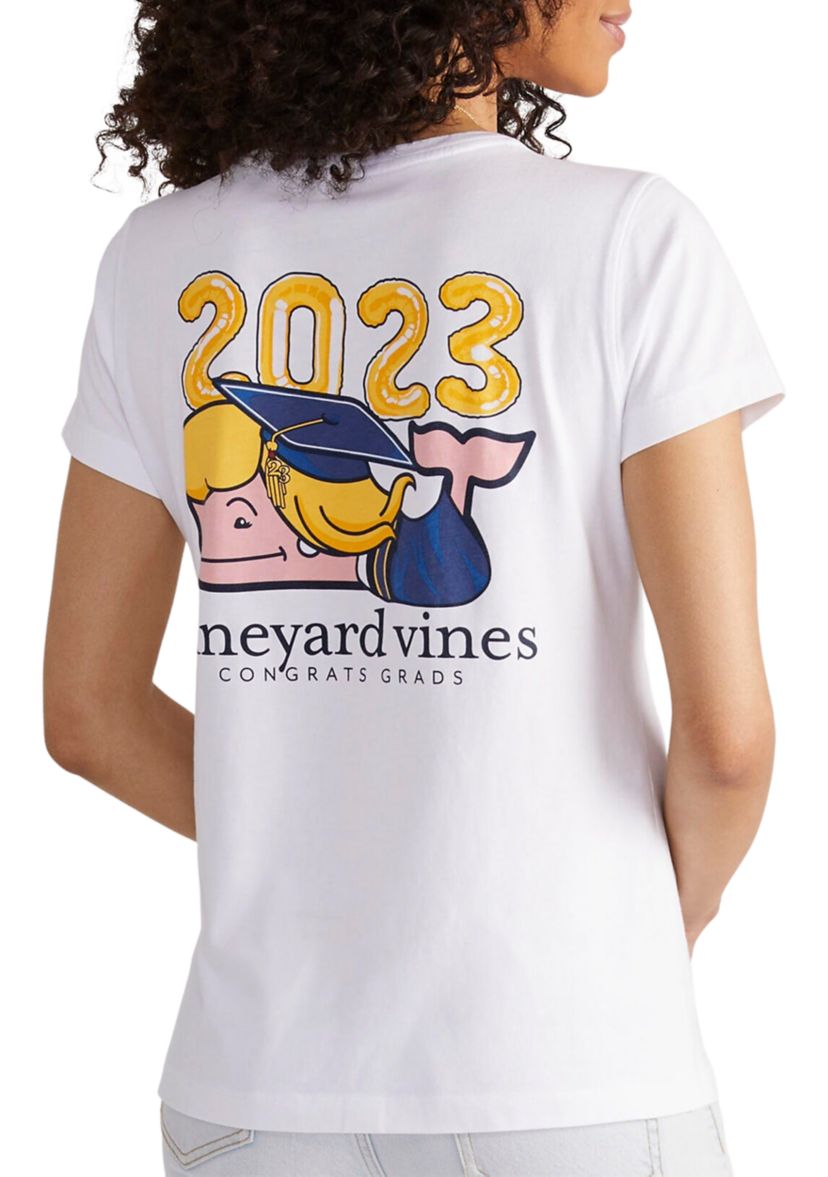 Graduation Whale Short Sleeve Pocket Tee