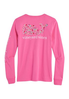 Valentine's Day Long Sleeve Shirts for Women Trendy Sequin Heart Print Crew  Neck Casual Sweatshirts Casual Tunic Tops(Pink,XXL) 