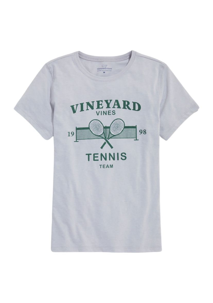 Womens Tennis Short Sleeve Dunes Graphic T-Shirt