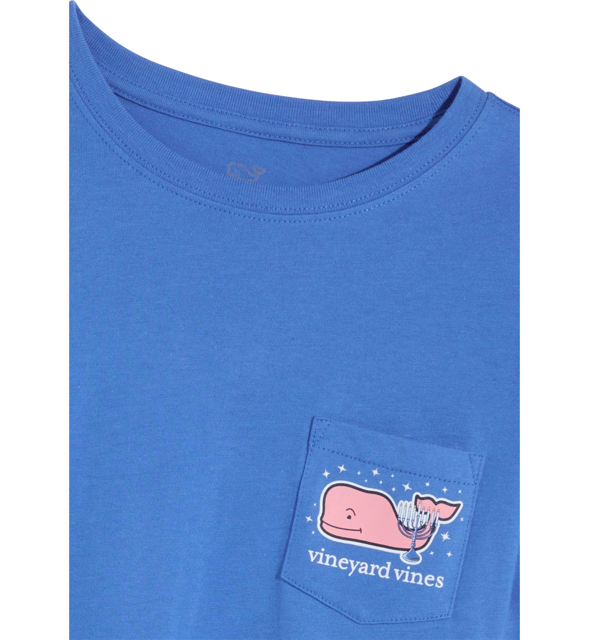 Womens Long Sleeve Hanukkah Whale Logo Graphic T-Shirt