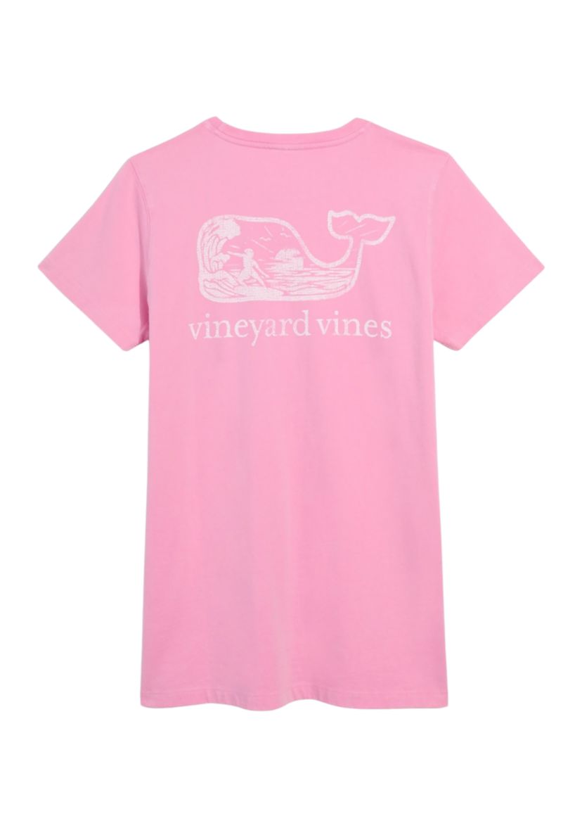 Womens Whale Fill Short Sleeve Pocket T-Shirt