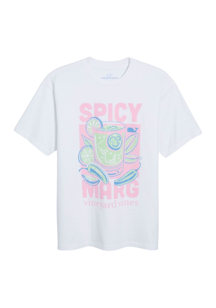 Womens Short Sleeve Boyfriend Margarita Graphic T-Shirt