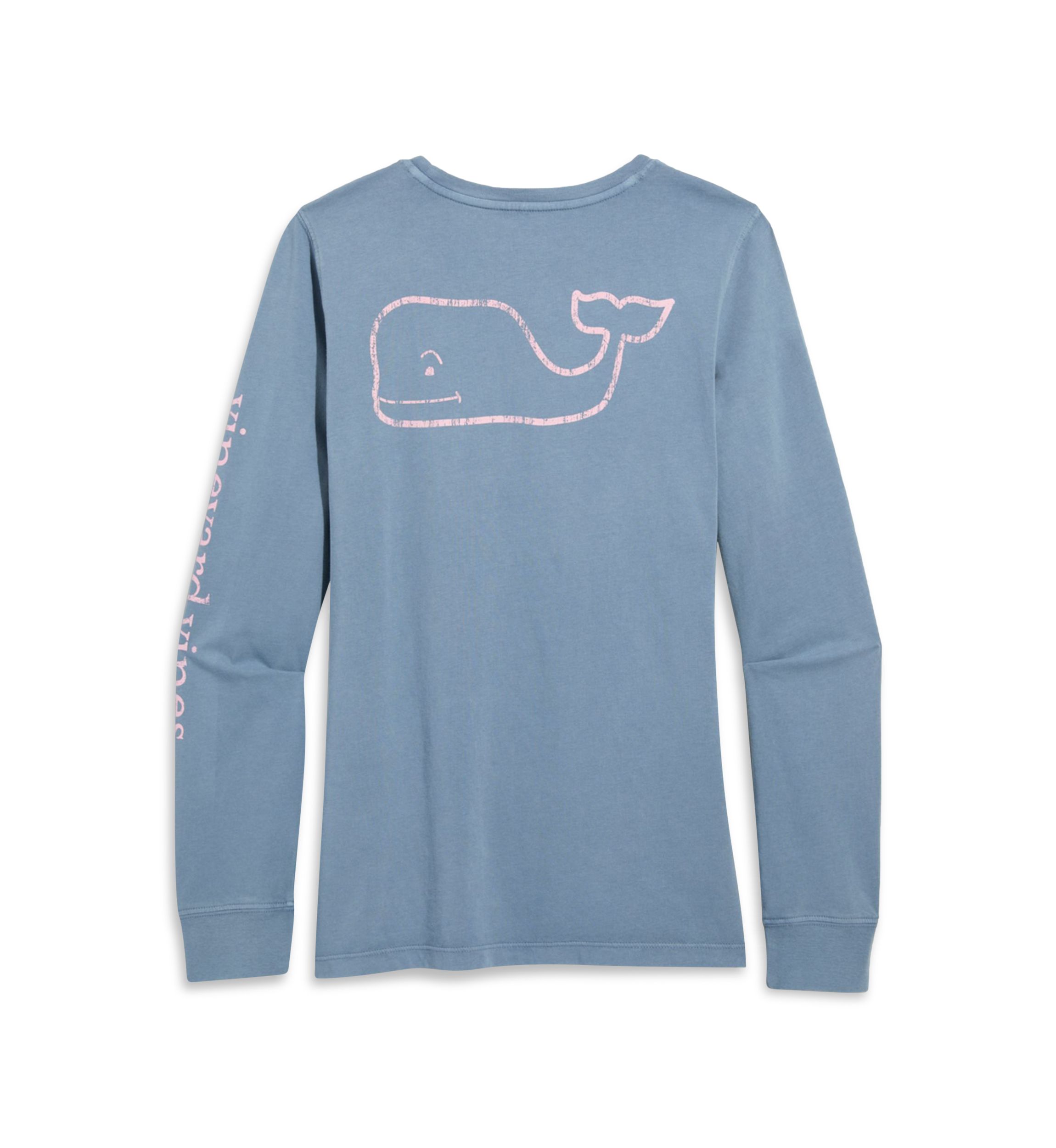 Womens Vintage Whale Graphic Pocket T-Shirt 