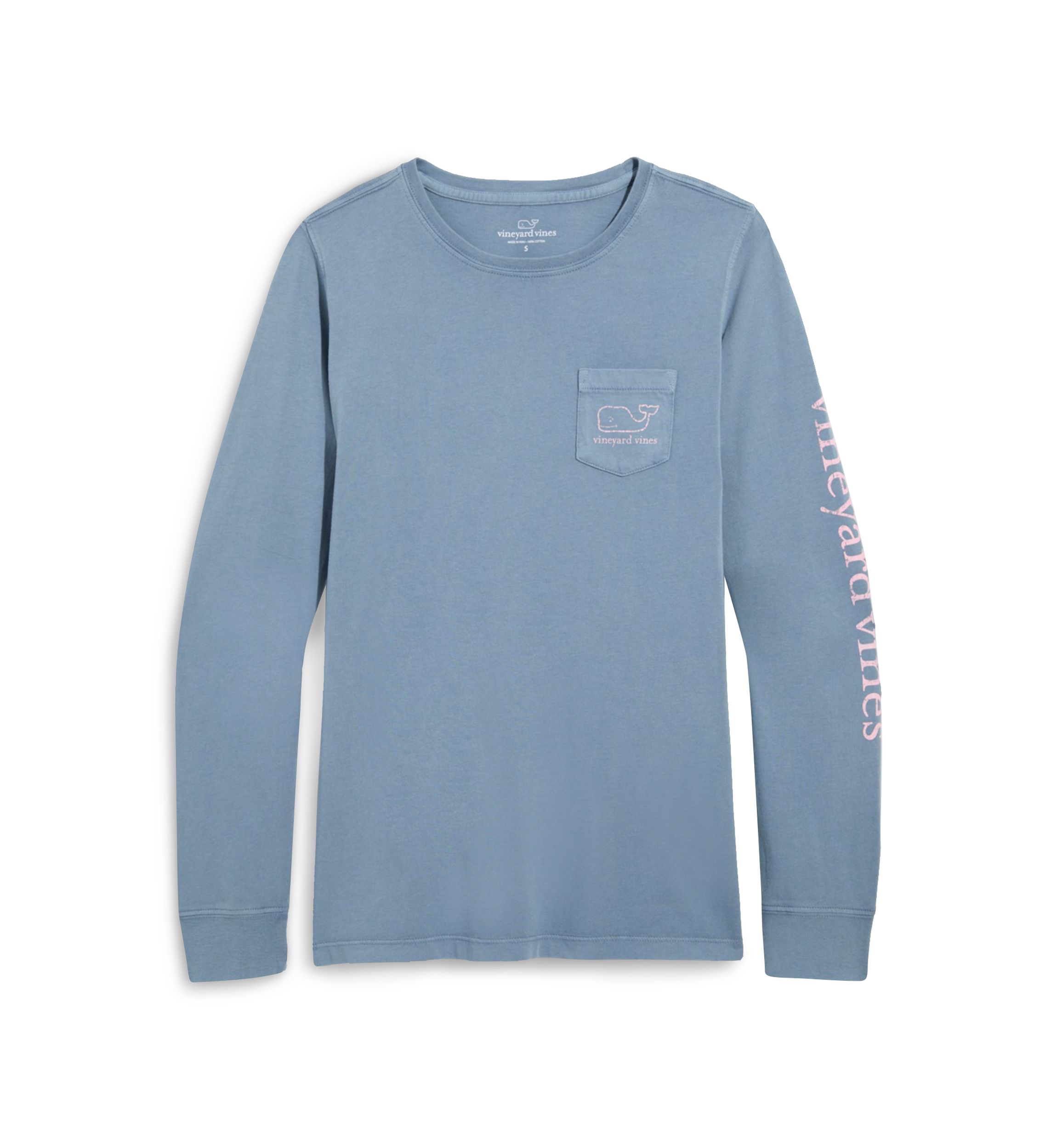Womens Vintage Whale Graphic Pocket T-Shirt 