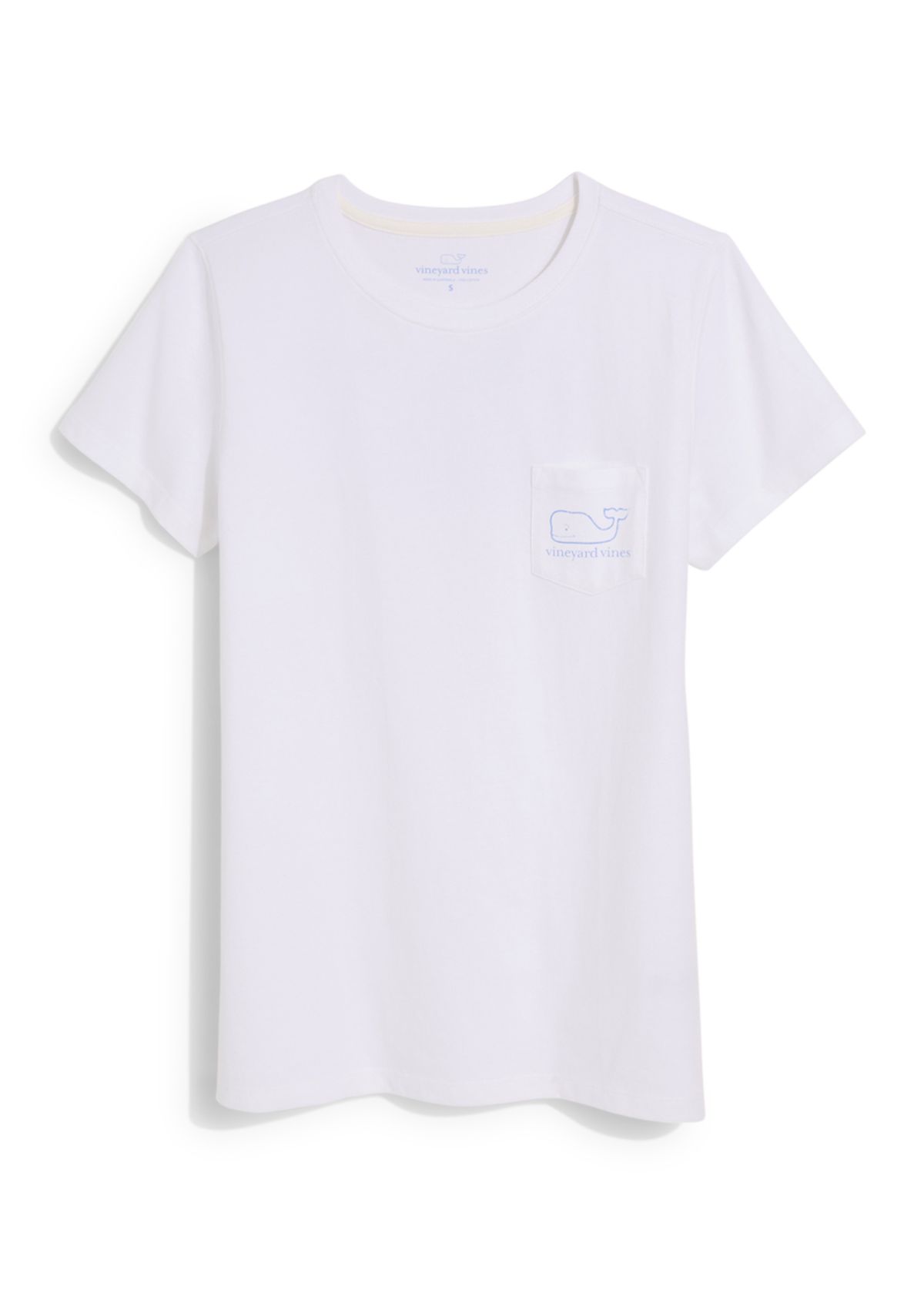 Womens Whale Fill Pocket Graphic T-Shirt
