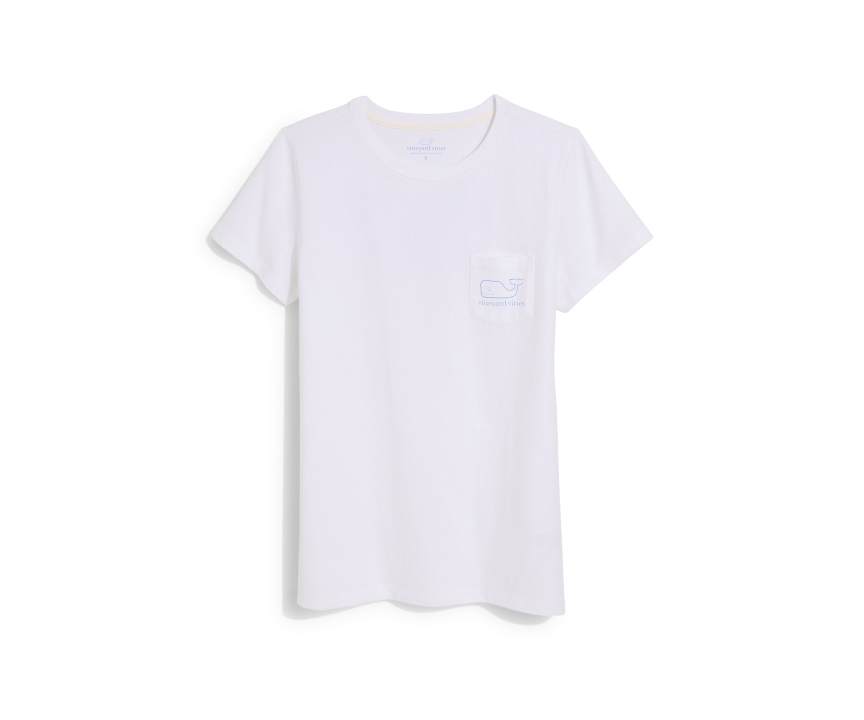 Womens Whale Fill Pocket Graphic T-Shirt