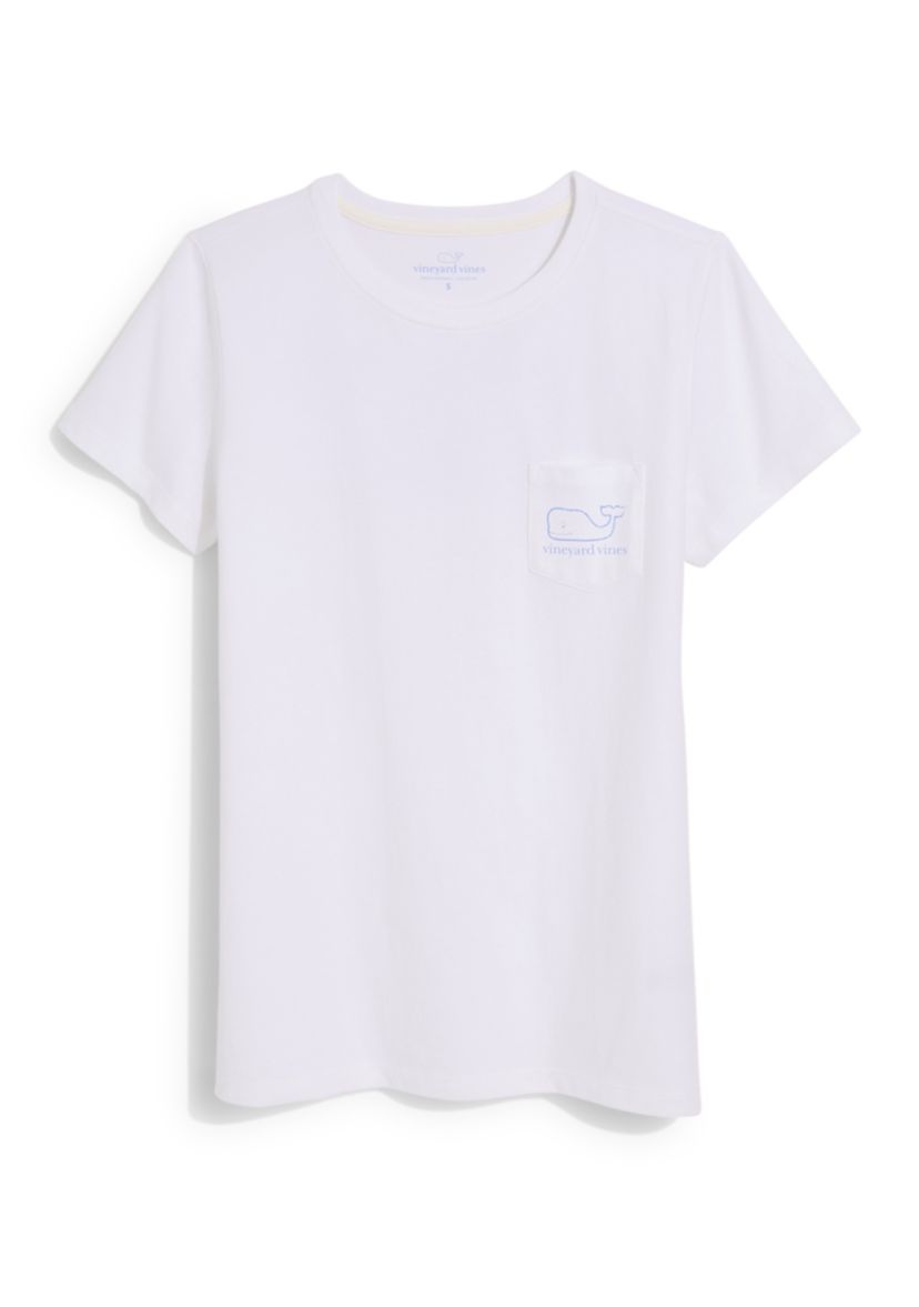 Womens Whale Fill Pocket Graphic T-Shirt