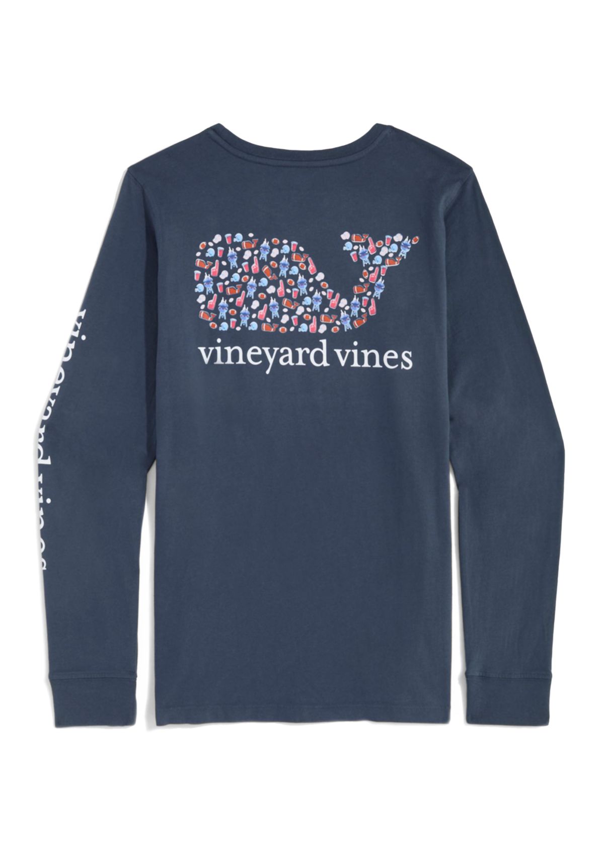 Long Sleeve Whale Pocket T-Shirt 